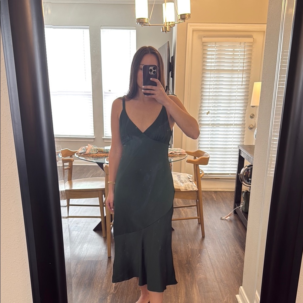 Privacy Please green dress